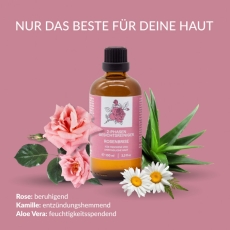 Bio 2-Phasen Gesichtsreiniger Rosenbrise, 100 ml