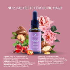 Bio Gesichtsserum Rosenbrise, 30 ml