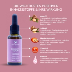 Bio Gesichtsserum Rosenbrise, 30 ml